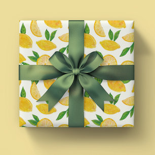 Citrus Lemon Fruit pattern Tissue Paper