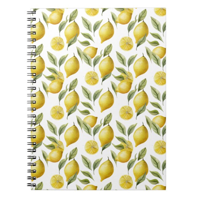 Citrus Lemon Lime  Notebook (Front)