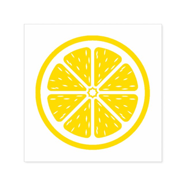 Citrus, Lemon, Orange, Fruit  Self-inking Stamp (Design)