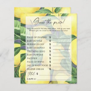 Citrus lemons - Guess the price Game