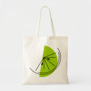 Citrus Lime two-sided tote bag