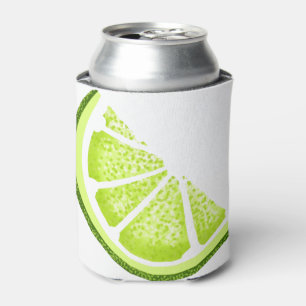 Citrus Lime Wedge Slice Can Cooler