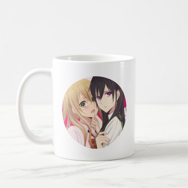 Citrus | Mei x Yuzu | Yuri Anime Manga |  Coffee Mug (Left)