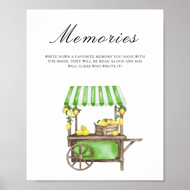 Citrus - memories with the bride poster (Front)