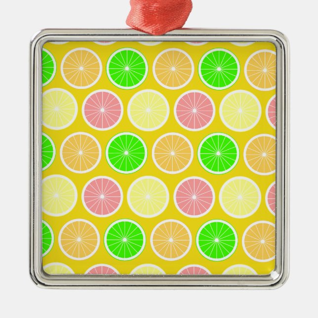 Citrus Metal Tree Decoration (Front)