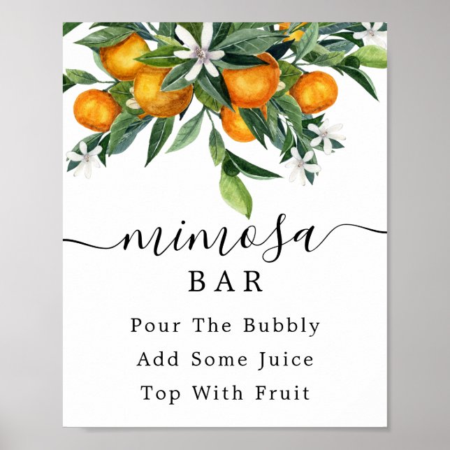 Citrus Mimosa Bar Sign (Front)