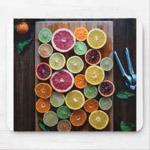 citrus mouse mat