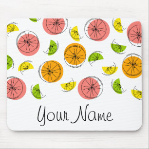 Citrus Multi Name mouse pad