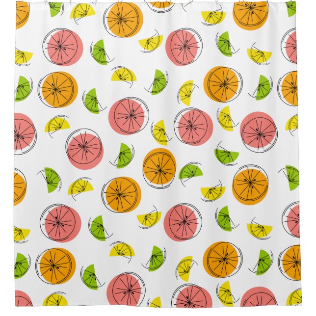 Citrus Multi shower curtain (Front)