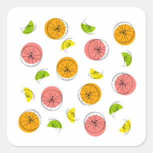 Citrus Multi sticker square