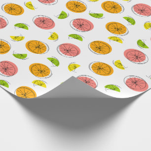 Citrus Multi Wrapping Paper