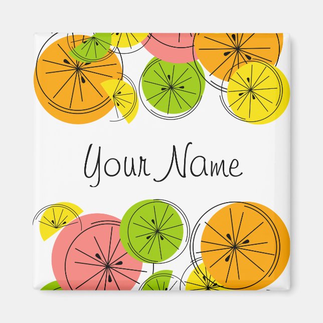 Citrus Name magnet square (Front)