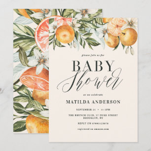 Citrus, orange + blossom brunch & bubbly