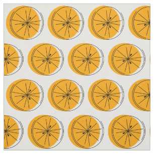 Citrus Orange fabric