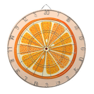 Citrus Orange Fruit Fun Dartboard