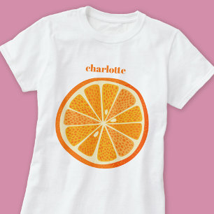 Citrus Orange Fun Personalized T-Shirt