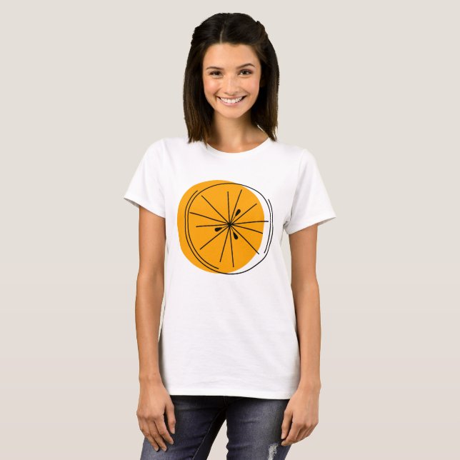 Citrus Orange Ladies' t-shirt (Front Full)
