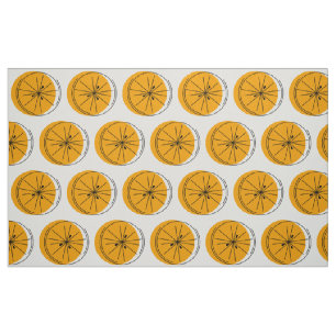 Citrus Orange large print fabric