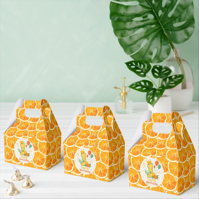 Citrus Orange Slice Favour Box (Multiple)