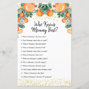 Citrus orange Summer Who Knows Mummy Best Game