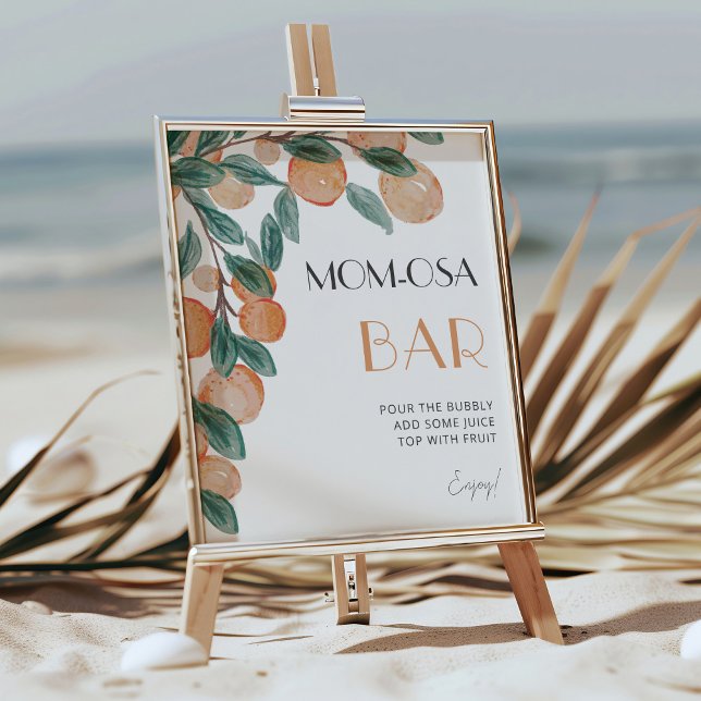 Citrus Oranges Mum-osa Bar Baby Shower Sign (Creator Uploaded)