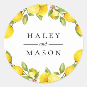 Citrus Orchard Personalised Sticker