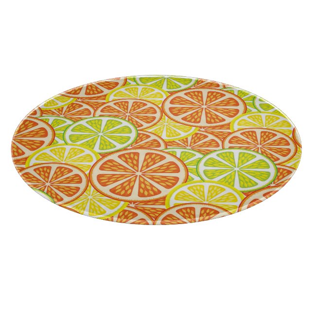Citrus Pattern 2 Cutting Board (Corner)
