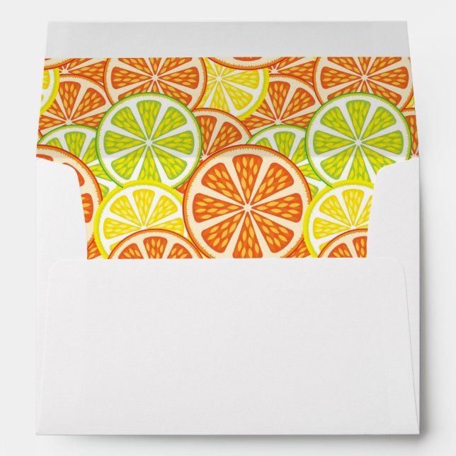 Citrus Pattern 2 Envelope (Back (Bottom))
