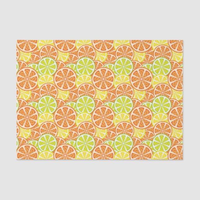 Citrus Pattern 2 Tissue Paper (Front)
