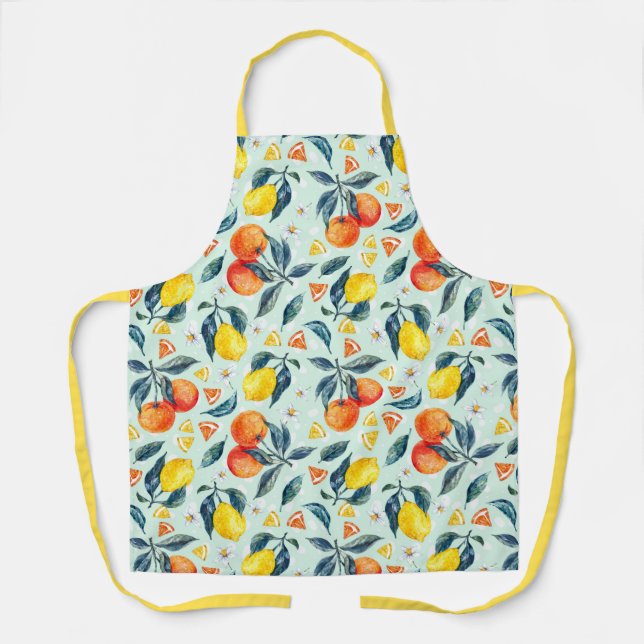 Citrus Pattern Apron (Front)