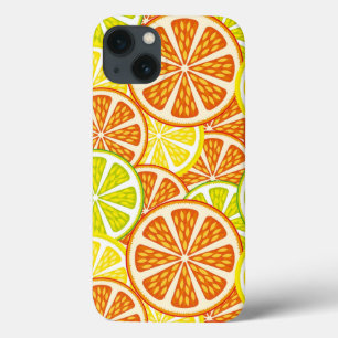 Citrus pattern iPhone 13 case