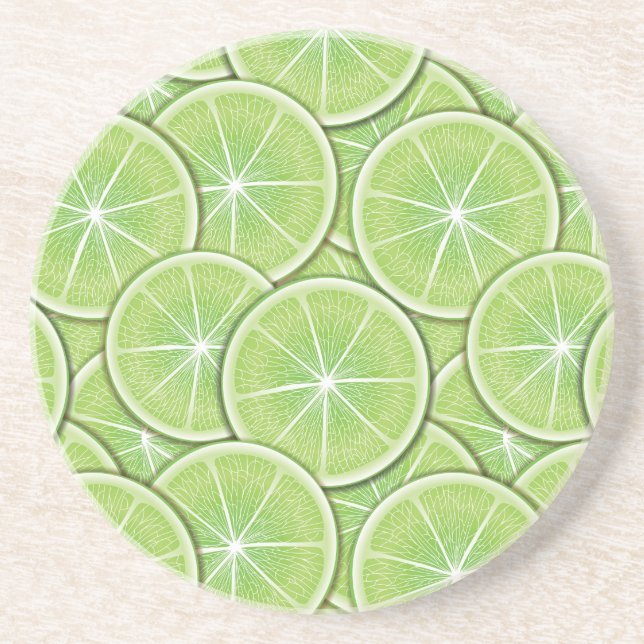 Citrus Pattern Coaster (Front)
