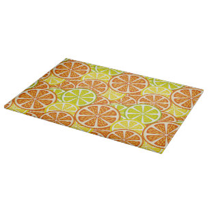 Citrus pattern cutting board