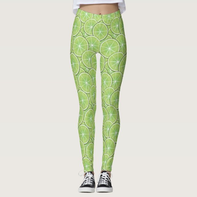 Citrus Pattern Leggings (Front)