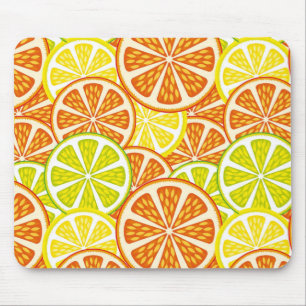 Citrus pattern mouse mat