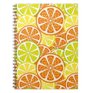 Citrus pattern notebook