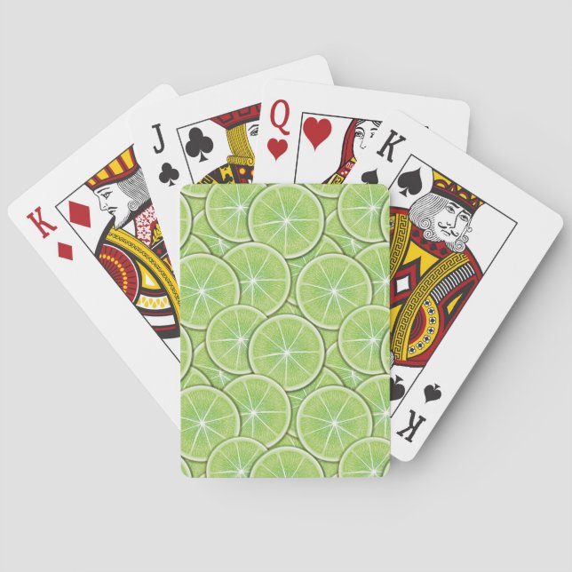Citrus Pattern Playing Cards (Back)