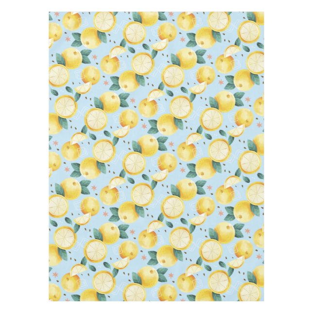 Citrus Pattern Tablecloth (Front)