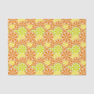 Citrus pattern tissue paper