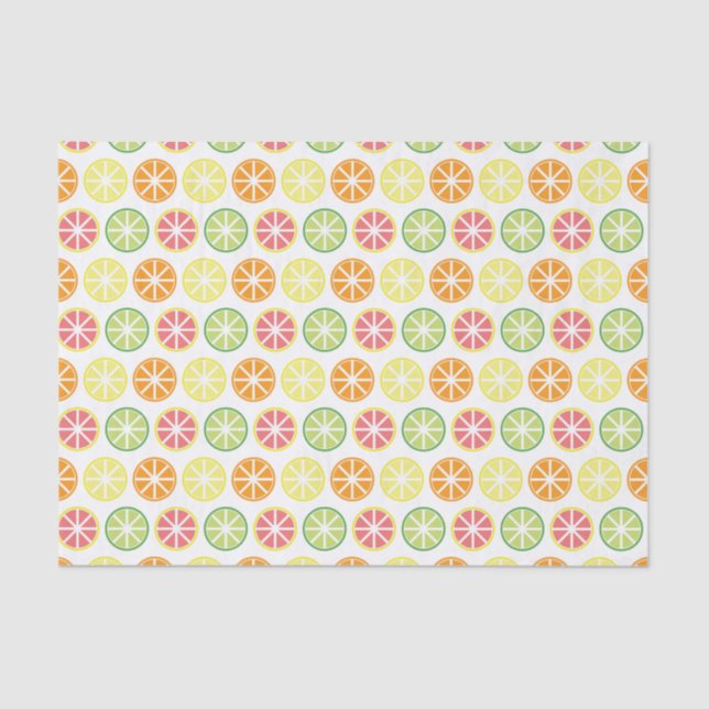 Citrus Pattern Tissue Pattern Paper (Front)