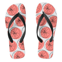 Citrus Pink Multi Flip Flops