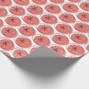 Citrus Pink Wrapping Paper