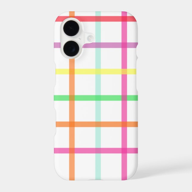 Citrus Plaid iPhone / iPad case (Back)