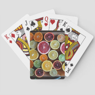 citrus playing cards