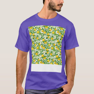 Citrus Seamless Pattern Lemon Lime Orange Mandarin T-Shirt