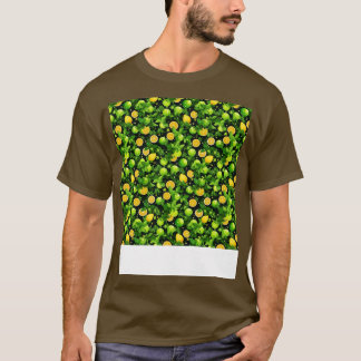 Citrus Seamless Pattern Lemon Lime Orange Mandarin T-Shirt