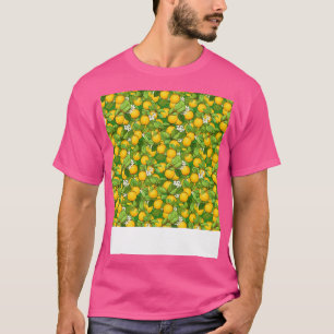 Citrus Seamless Pattern Lemon Lime Orange Mandarin T-Shirt