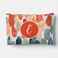 Citrus Season - Coral and Blue Stones