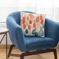 Citrus Season - Coral and Blue Stones
