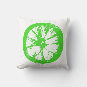 Citrus Slice Lime Pillow